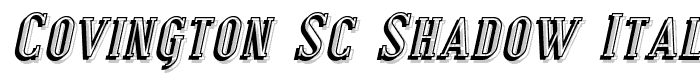 Covington SC Shadow Italic font